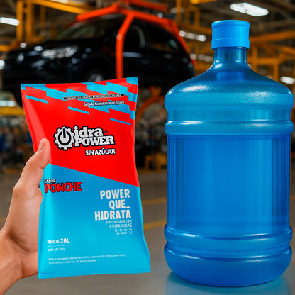 Caja de Bebida Hidratante en Polvo Sin Azúcar Sabor Ponche Rinde 20L